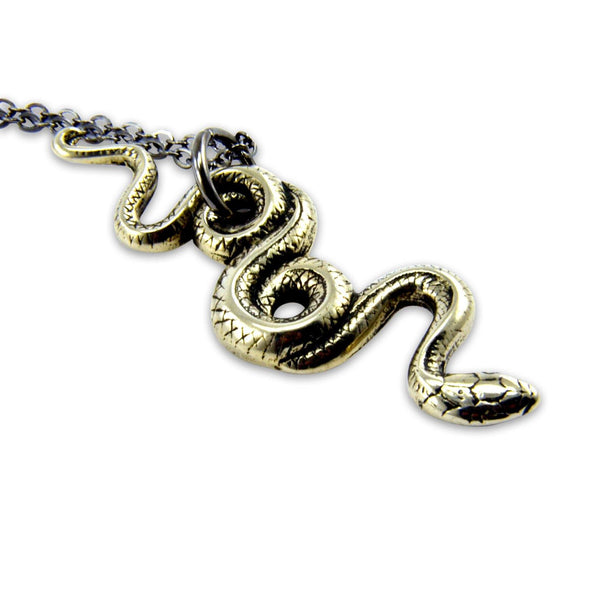 Garden Snake Necklace - Moon Raven Designs