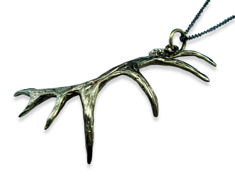 Elk Antler Necklace - Moon Raven Designs