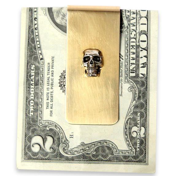 Skull Money Clip - Moon Raven Designs