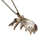 Shed Moose Antler Necklace - Moon Raven Designs