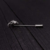 Ram Skull Ascot Stick Pin Solid 925 Sterling Silver - Moon Raven Designs