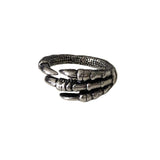 Owl Claw Talon Wrap Ring Stainless Steel - Moon Raven Designs