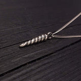 Unicorn Horn Cremation Ash Urn Charm Pendant Necklace Solid Sterling Silver - Moon Raven Designs